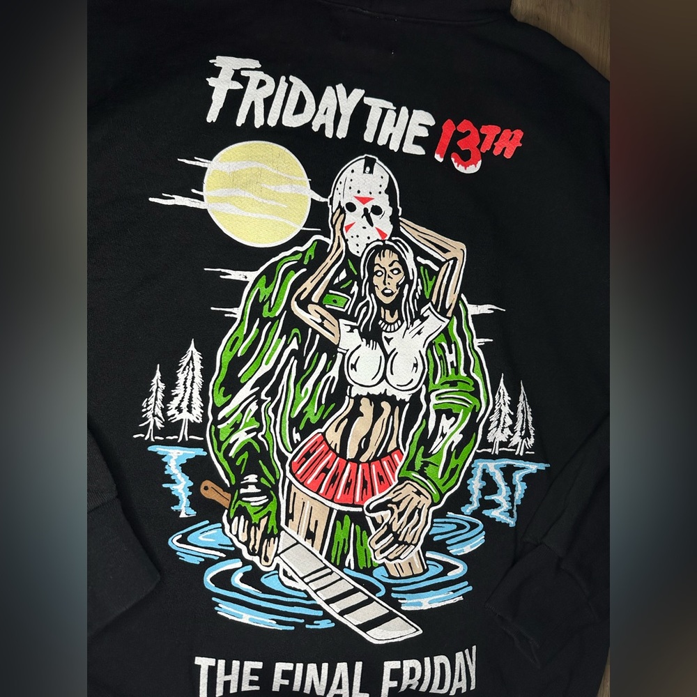Warren Lotas Friday the 13th ‘Black’ Hoodie - Picture 6 of 7